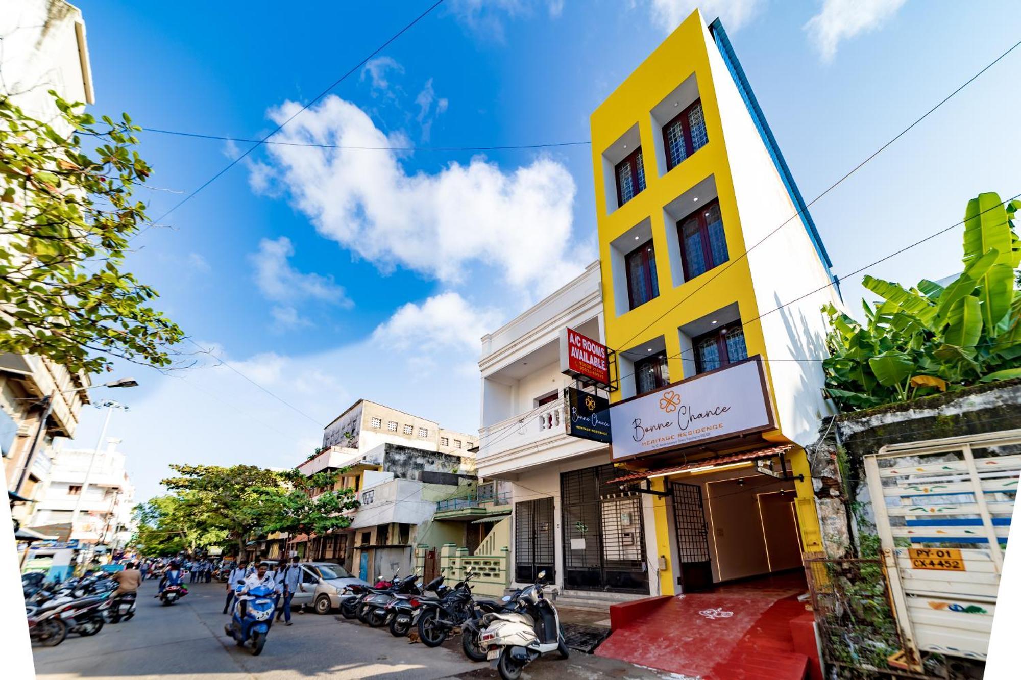 Bonne Chance Heritage Residence Pondicherry Esterno foto